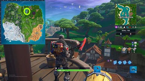 Secret Star Location In Fortnite Season 8 Week 1 Attack Of The Fanboy