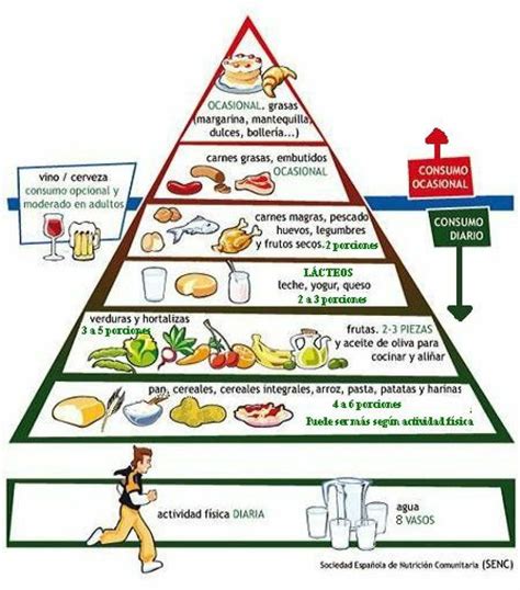 Pirámide De Alimentos Cuantas Porciones Comer Al Día Para Estar