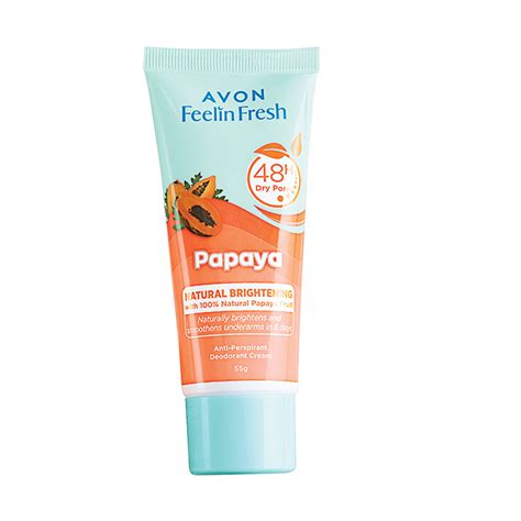 Avon Product Detail Feelin Fresh Quelch Natural Brightening Papaya