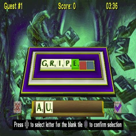 Screenshot Of Scrabble Playstation 2001 Mobygames