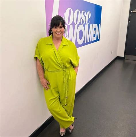 loose women s coleen nolan gets fans talking in daring waist cinched outfit news and gossip