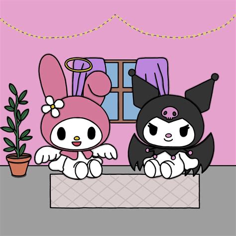 Artstation My Melody And Kuromi 💗🖤