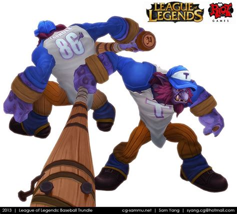 League Of Legends Baseball Trundle 2013 By Cg On