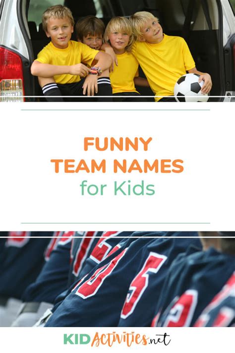 While playing the game, you must have seen that some players have some special symbol or a special name in front of them, which is similar for all the members of that group, this. 101 Team Names for Kids - Kid Activities