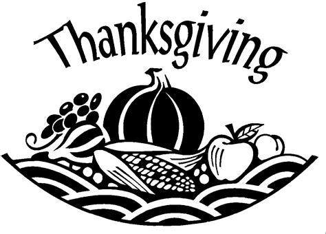 Thanksgiving Black And White Happy Thanksgiving Turkey Clipart Black