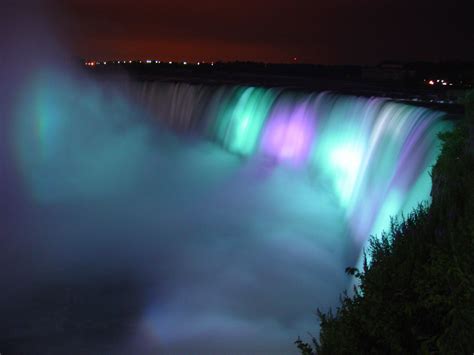 47 Niagara Falls At Night Wallpaper