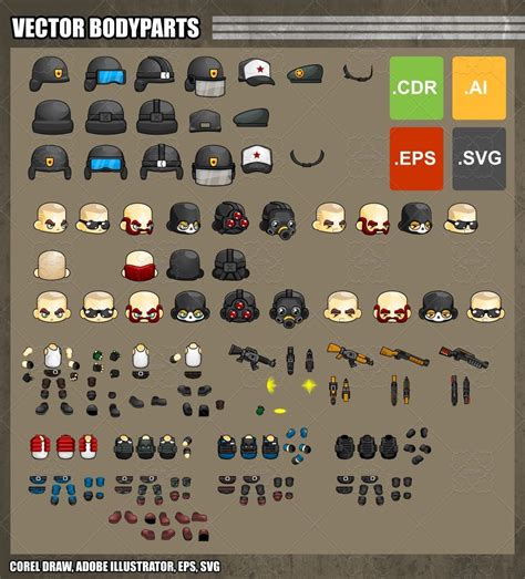 Game Sprites Characters Collection Gamedev Market Images