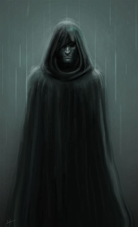 Cloaked Man Dawson King Character Design Male Dark Fantasy Cloak