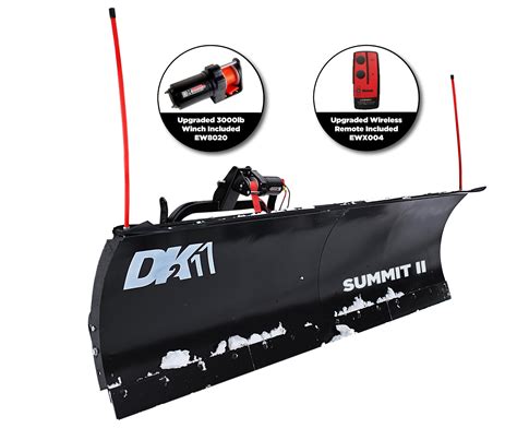 Macpower Summit Ii 88 X 26 Custom Mount Snow Plow Kit Summ8826