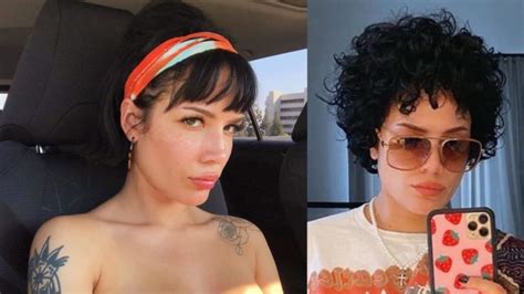 Halsey Shows Off Her Natural Curly Hair A Year After Defending Her