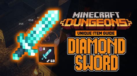 Diamond Sword Minecraft Dungeons Unique Item Guide Youtube