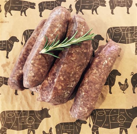 Large Venison Sausages Veyseys