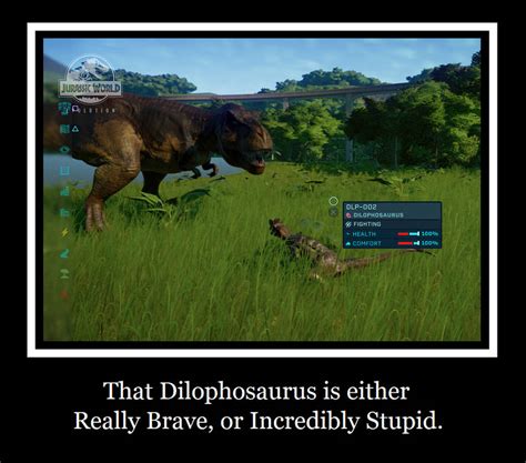 Jurassic World Evolution Bravery Or Stupidity By Metroxlr On Deviantart