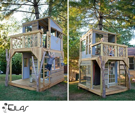 It's the kind of fort that can be made in a weekend and added to as. 25 DIY Forts to Build With Your Kids This Summer - tipsaholic
