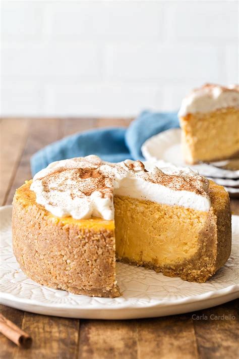 6 Inch Pumpkin Cheesecake Recipe - Homemade In The Kitchen