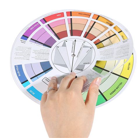 Buy 23 5cm Color Wheel Creative Color Wheel Color Mixing Pocket Guide