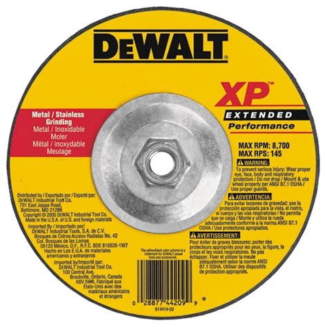 Dewalt Dw8811 Metal Cutting Notching Wheel 5 40 Pak