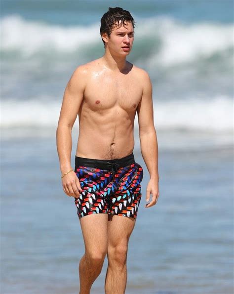 Ansel Elgort Shirtless And Barefoot Fit Naked Guys Hot Sex Picture