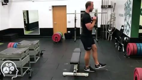 Db Single Leg Squat To Bench Youtube
