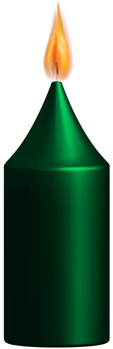 Green Candle Clip Art At Clker Com Vector Clip Art Online Clip Art Library