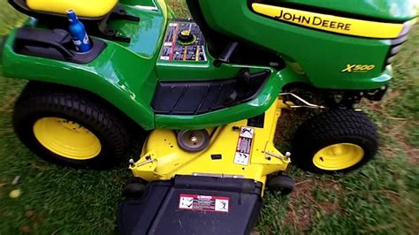 John Deere X500 Walk Around Youtube