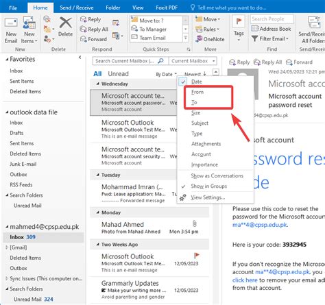 How To Sort Emails In Outlook 2 Methods