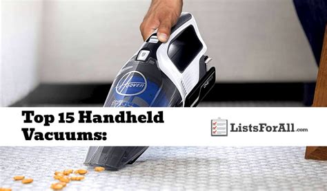 Best Handheld Vacuums The Top 15 List