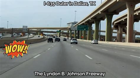 I 635 Outer In Dallas Tx • The Lyndon B Johnson Freeway 4k Youtube
