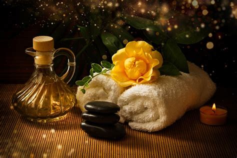 Spa Massage Oil Towels Free Photo On Pixabay