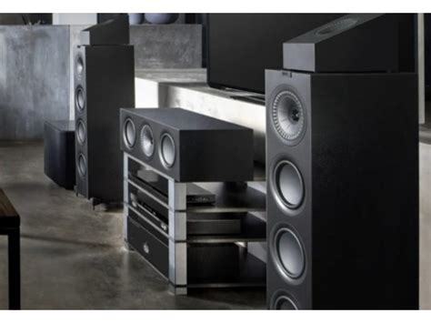 Kef Q50a Dvosistemski Dolby Atmos Regalni Zvočniki