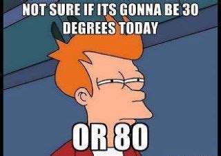 Winter isa season other letsireplaceitwith an mmer el paso san angelo 88。 sti 85 87 del rio houston san antonio 86。 Houston winter ... | Weather memes, Texas weather, Humor