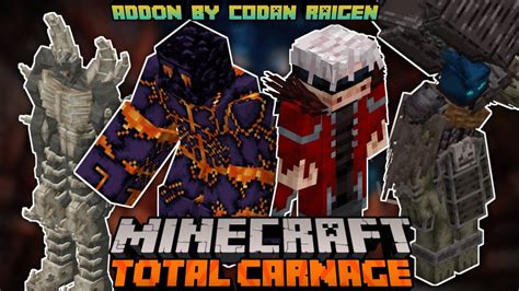 Update Minecraft Pe Bosses Mod Total Carnage Addon Bosses Reviews