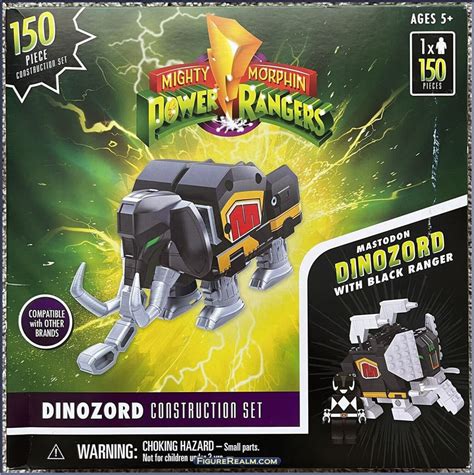 Mastodon Dinozord With Black Ranger Power Rangers Dinozords