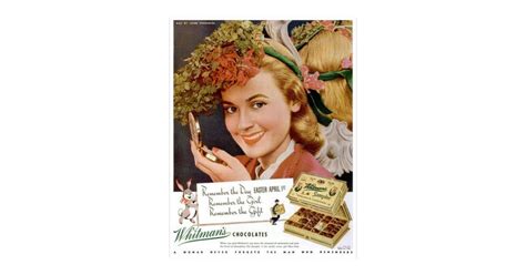 Dont Forget The Chocolates Vintage Easter Ads Popsugar Love And Sex