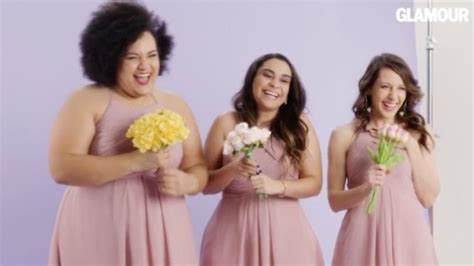 Women Sizes 0 Through 28 Try On The Same Bridesmaid Dress Glamour