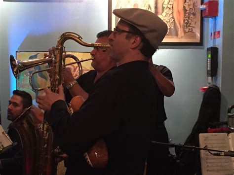 Saxophone Trumpet Shot Havana Centra Times Square Restaurant