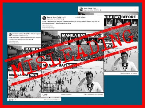 VERA FILES FACT CHECK Photo FALSELY Described Yet Again As Manila Bay Before Duterte