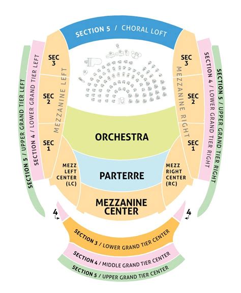 Center For Performing Arts Seating Chart