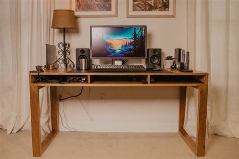 Diy Plywood Desk With 1 Sheet Of Plywood — Woodbrew