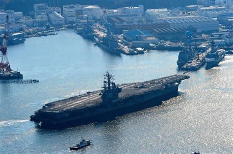 Two Us Navy Carriers To Patrol South China Sea Amid Chinese War Games