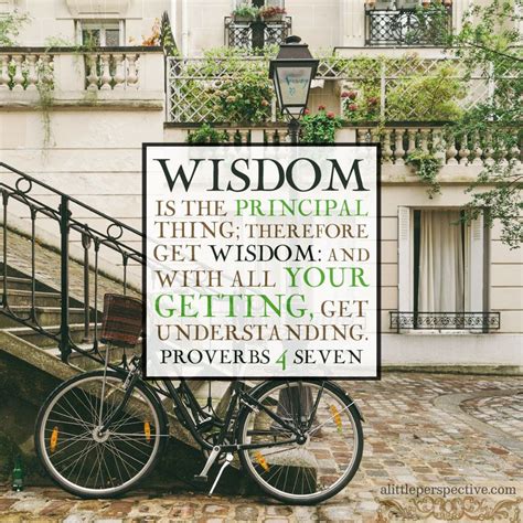 wisdom is the principal thing therefore get wisdom and with all your getting get