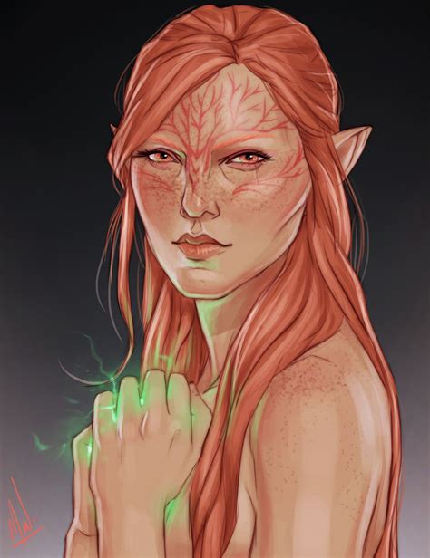 Emryss I Commissioned The Amazing Cocotingo For A Portrait Of My Dearest Pink Elf Luana