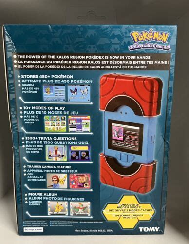 Tomy Pokemon Interactive Pokedex Digital Color Display Kalos Region Rare Go 4582161474
