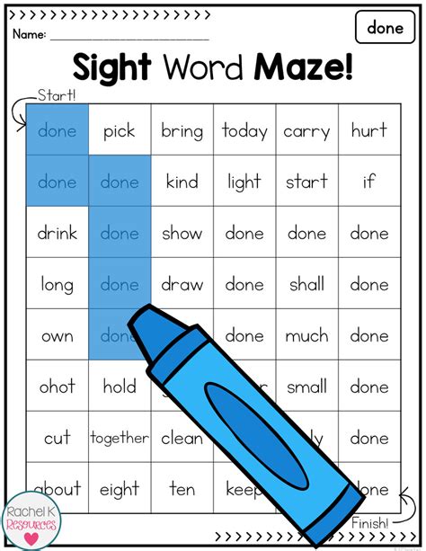 3rd Grade Sight Words List Printable