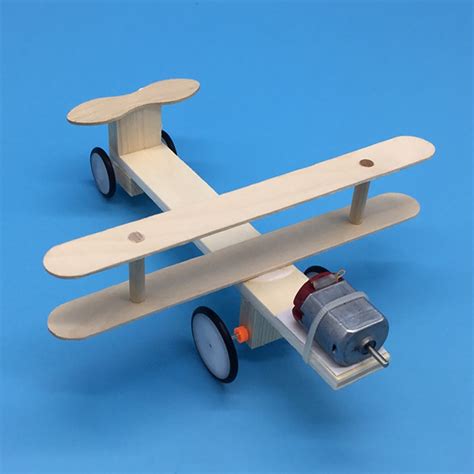 Wood Electric Aircraft Electric Glider Diy Kit Kids Toy Airplane Diy