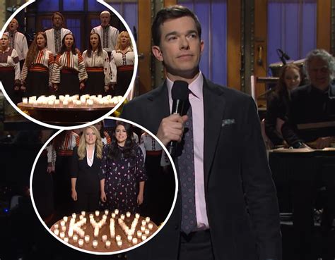 Snl Opens With Powerful Tribute To Ukraine As John Mulaney Hosts For