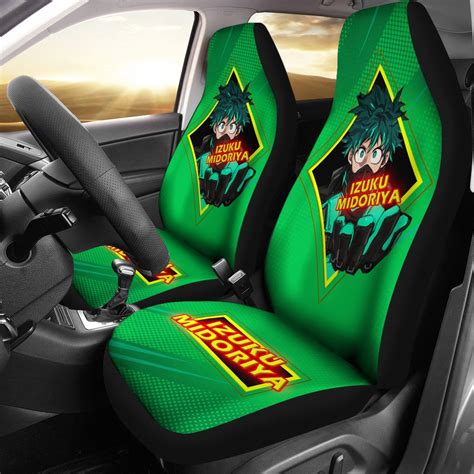 Izuku Midoriya My Hero Academia Car Seat Covers Anime Accessories