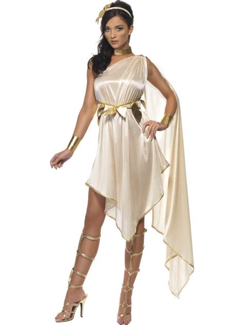 Greek Athena Goddess Ladies Fancy Dress Costume Outfitadult Sexy Roman Toga Greek Athena