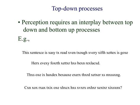 Ppt Outline Visual Pattern Recognition Template Theory Feature Theory