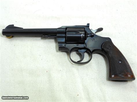 Colt Officers Model Match 38 Special In Factory Single Action Mode Only